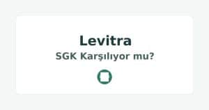 Levitra SGK Karşılıyor mu