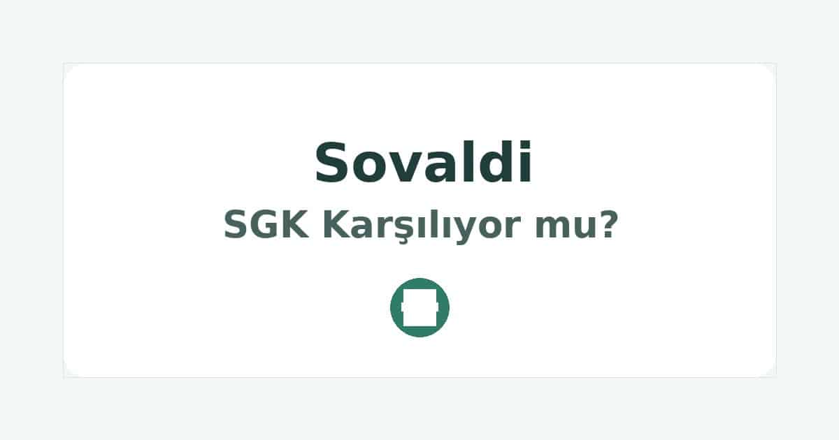 Sovaldi SGK Karşılıyor mu